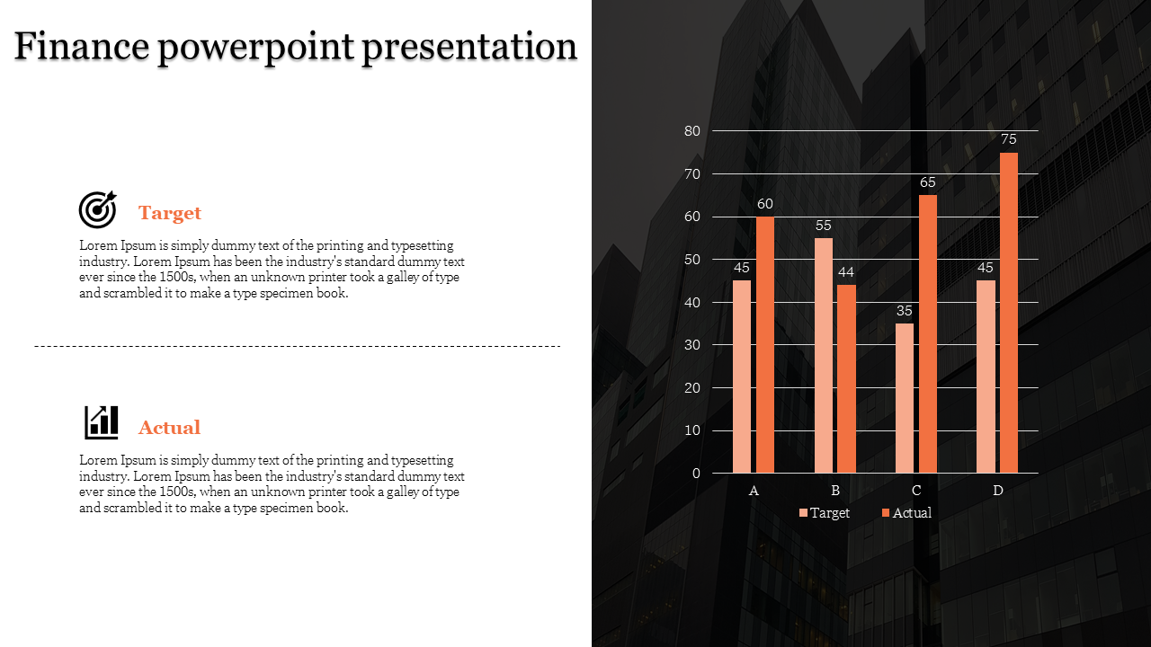 Free - A Two Noded Finance Powerpoint Presentation